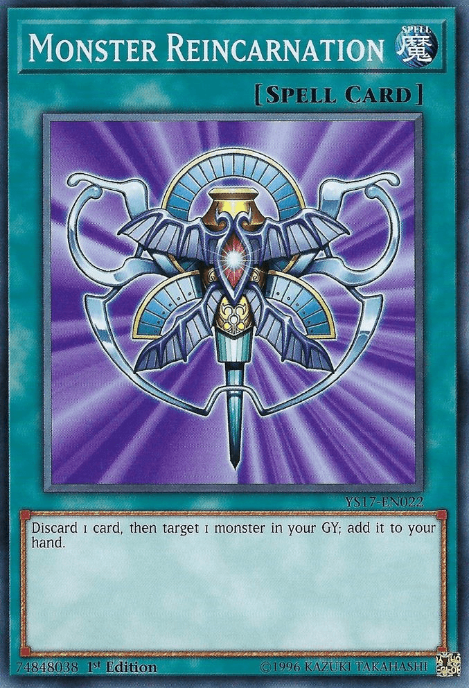 Monster Reincarnation [YS17-EN022] Common - Josh's Cards