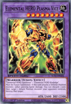 Elemental HERO Plasma Vice [SGX1-ENA26] Common - Josh's Cards