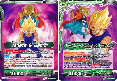 Vegeta & Babidi // Babidi & Prince of Destruction Vegeta, Mightiest Majin (BT11-062) [Vermilion Bloodline 2nd Edition] Parallel Foil