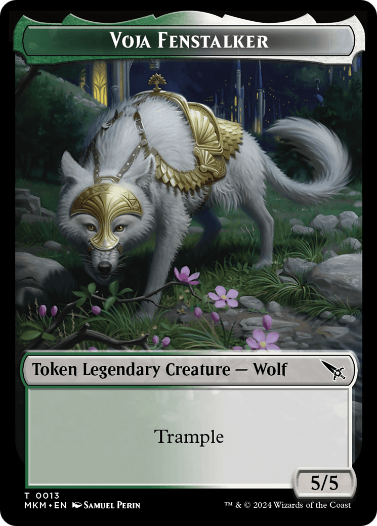 Voja Fenstalker Token [Murders at Karlov Manor Tokens] - Josh's Cards