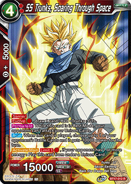 SS Trunks, Soaring Through Space (BT17-012) [Ultimate Squad] Parallel Foil