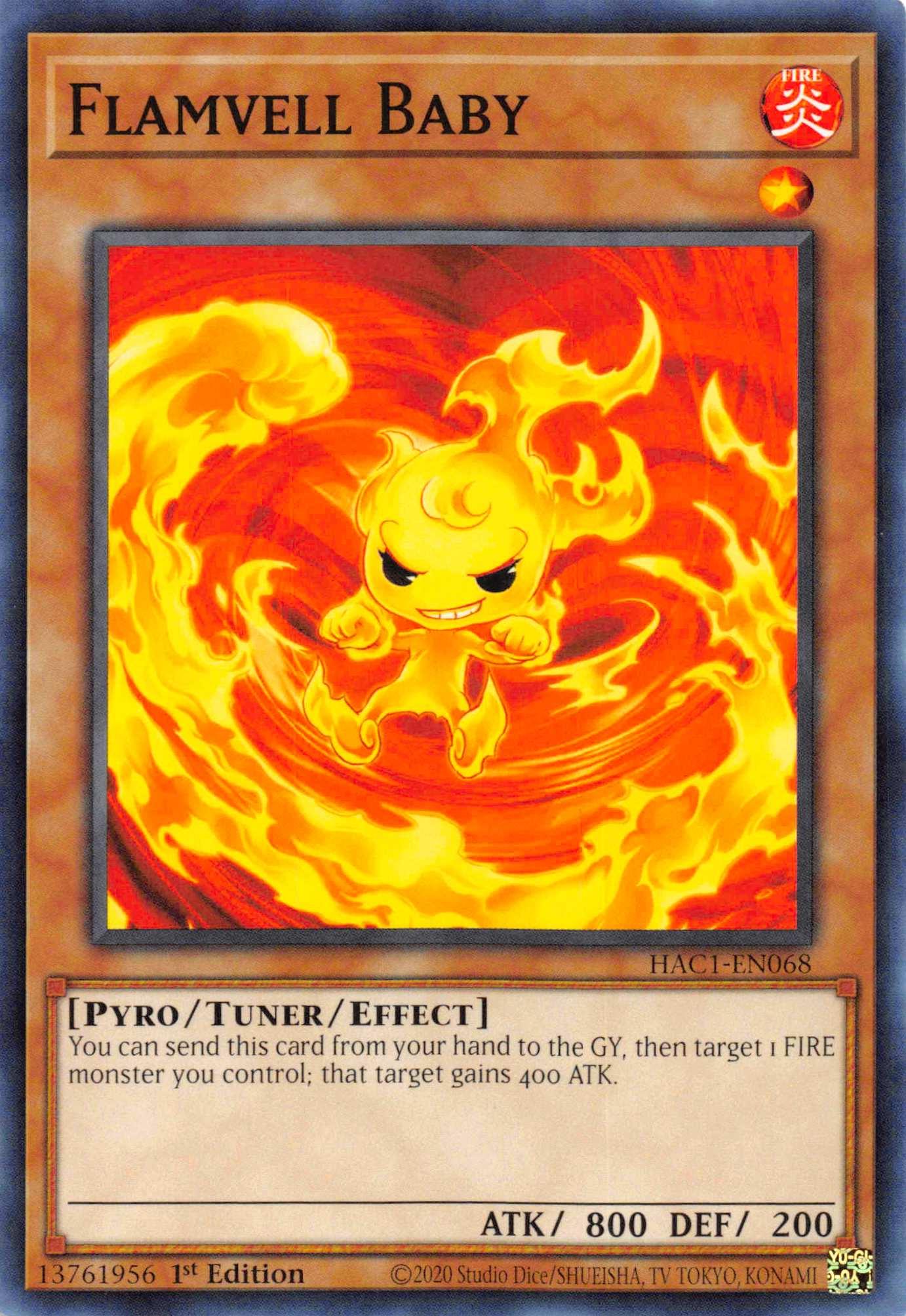 Flamvell Baby [HAC1-EN068] Common - Josh's Cards