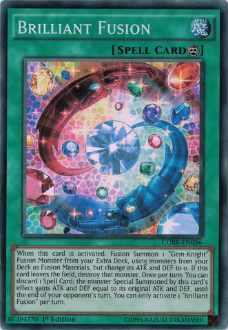 Brilliant Fusion [CORE-EN056] Super Rare - Josh's Cards