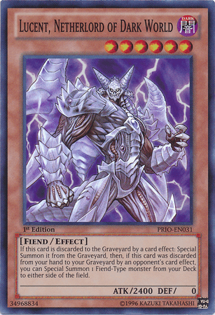 Lucent, Netherlord of Dark World [PRIO-EN031] Super Rare - Josh's Cards