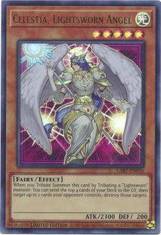 Celestia, Lightsworn Angel (LART-EN036) - The Lost Art Promotion Limited