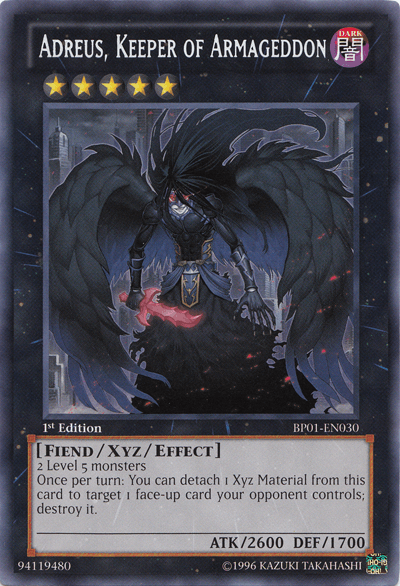 Adreus, Keeper of Armageddon [BP01-EN030] Rare - Josh's Cards