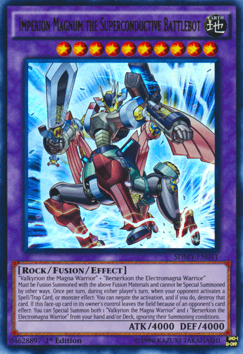 Imperion Magnum the Superconductive Battlebot [SDMY-EN041] Ultra Rare - Josh's Cards