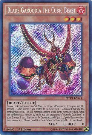 Blade Garoodia the Cubic Beast [MVP1-ENS34] Secret Rare - Josh's Cards