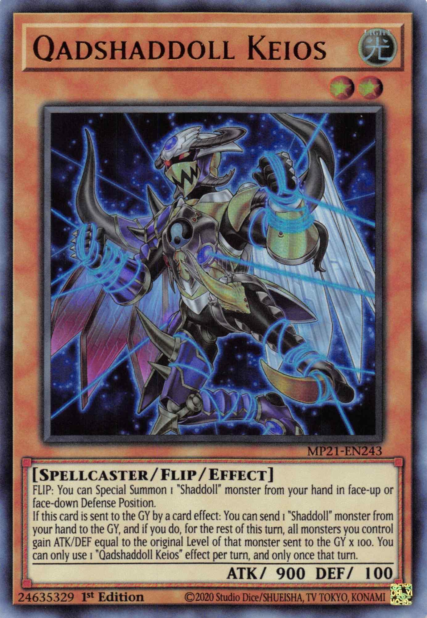 Qadshaddoll Keios [MP21-EN243] Ultra Rare - Josh's Cards