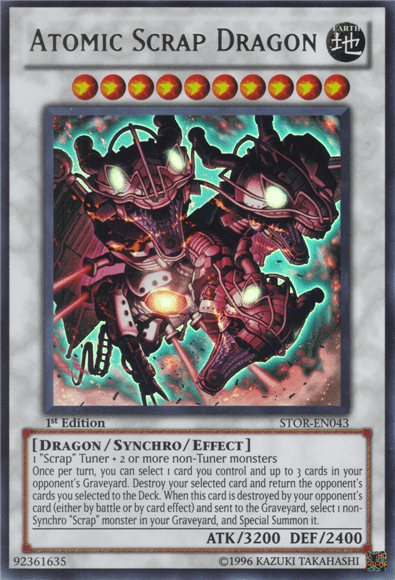 Atomic Scrap Dragon [STOR-EN043] Ultra Rare - Josh's Cards