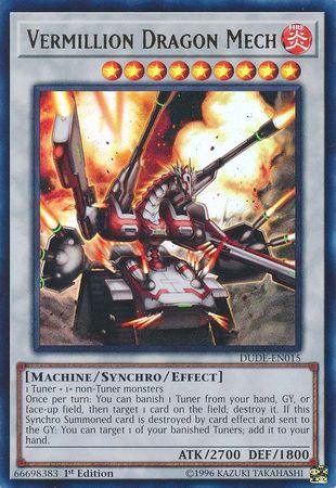 Vermillion Dragon Mech [DUDE-EN015] Ultra Rare - Josh's Cards