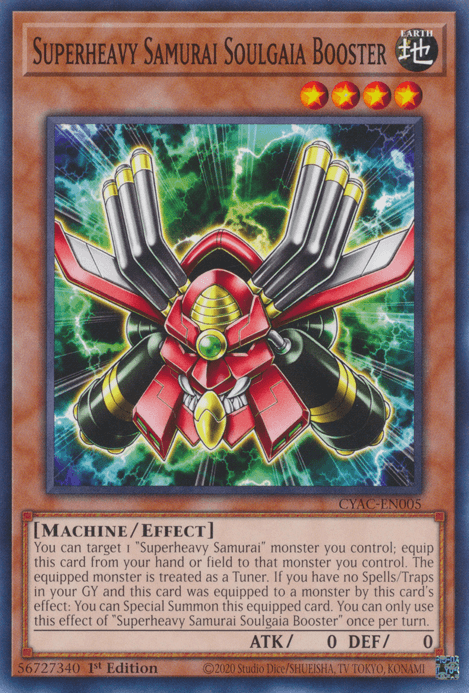 Superheavy Samurai Soulgaia Booster [CYAC-EN005] Common - Josh's Cards