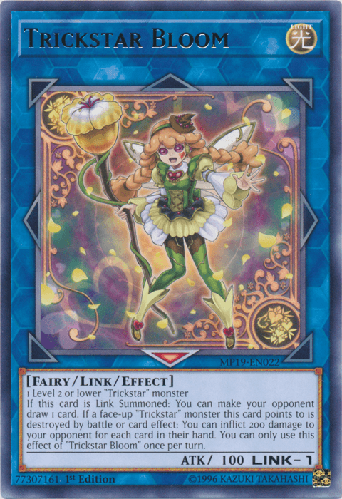 Trickstar Bloom [MP19-EN022] Rare - Josh's Cards