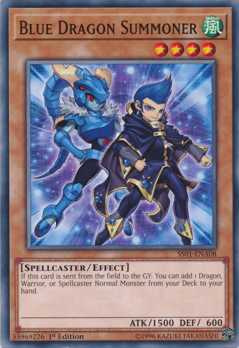 Blue Dragon Summoner [SS01-ENA08] Common - Josh's Cards