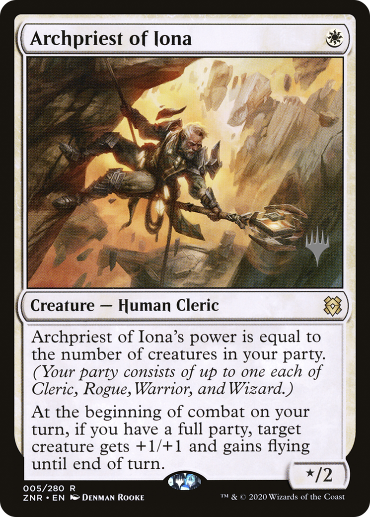 Archpriest of Iona (PPZNR-005) - Zendikar Rising Promos