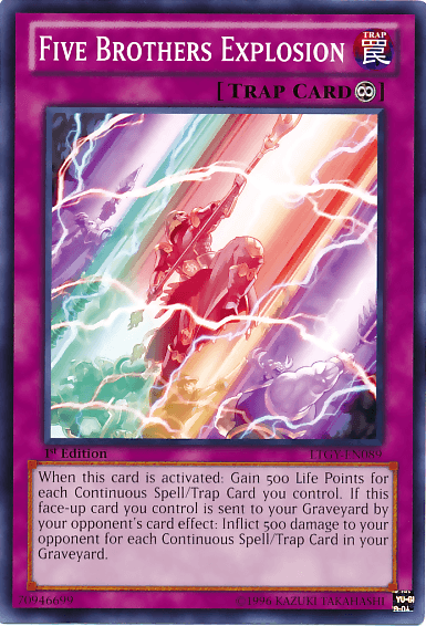 Five Brothers Explosion [LTGY-EN089] Common - Josh's Cards