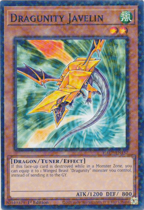 Dragunity Javelin (Duel Terminal) [HAC1-EN157] Common - Josh's Cards