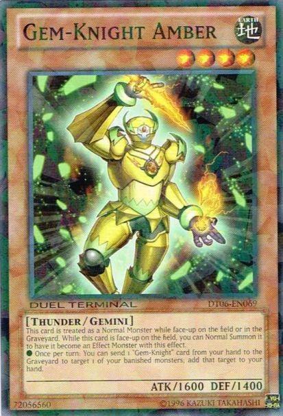 Gem-Knight Amber [DT06-EN069] Common - Josh's Cards