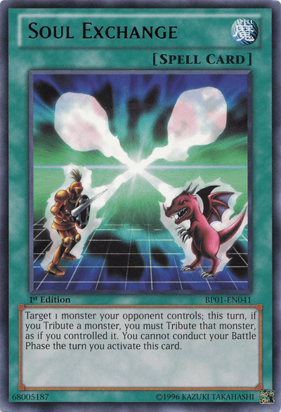 Soul Exchange [BP01-EN041] Rare - Josh's Cards