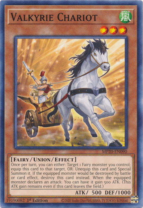 Valkyrie Chariot [MP20-EN090] Common - Josh's Cards