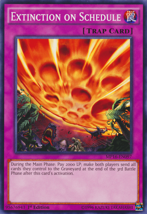 Extinction on Schedule [MP16-EN097] Common - Josh's Cards