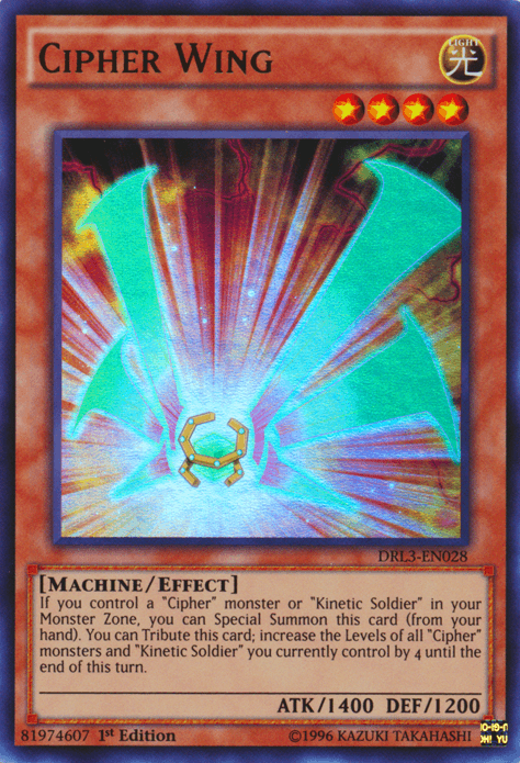 Cipher Wing [DRL3-EN028] Ultra Rare - Josh's Cards