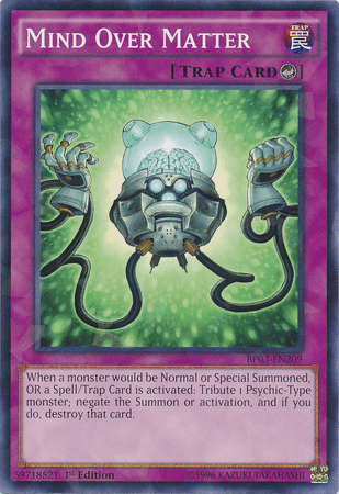 Mind Over Matter [BP03-EN209] Shatterfoil Rare - Josh's Cards