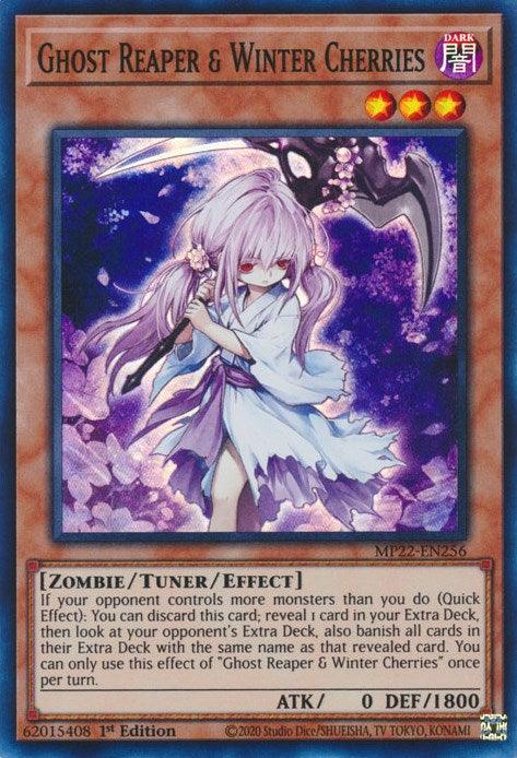 Ghost Reaper & Winter Cherries [MP22-EN256] Super Rare - Josh's Cards