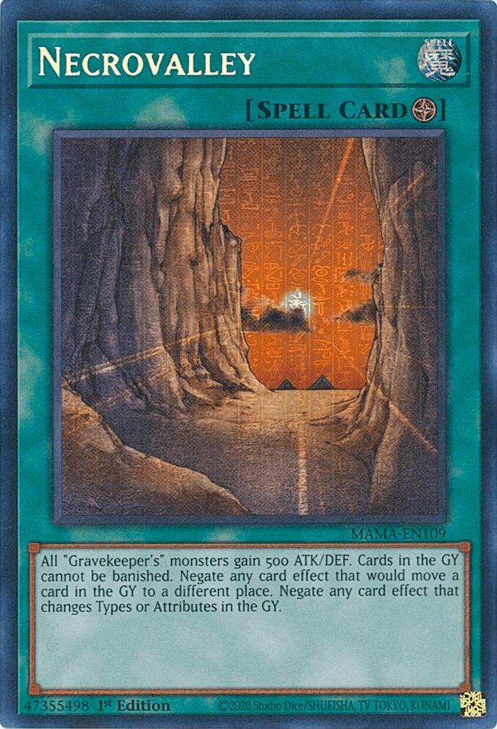 Necrovalley [MAMA-EN109] Ultra Pharaoh's Rare - Josh's Cards