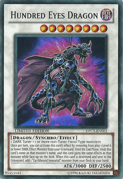 Hundred Eyes Dragon [DPC5-EN003] Super Rare - Josh's Cards