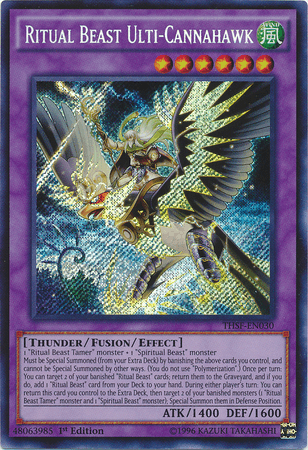 Ritual Beast Ulti-Cannahawk [THSF-EN030] Secret Rare - Josh's Cards