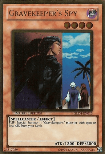 Gravekeeper's Spy [GLD4-EN010] Gold Rare - Josh's Cards