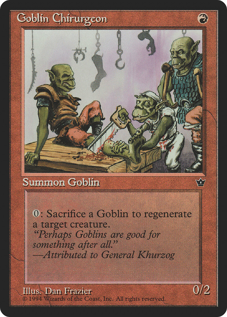 Goblin Chirurgeon (FEM-) - Fallen Empires