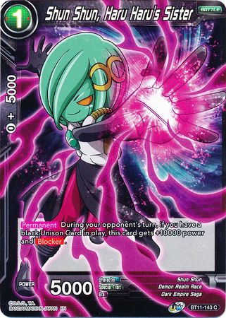Shun Shun, Haru Haru's Sister (BT11-143) [Vermilion Bloodline 2nd Edition] Parallel Foil