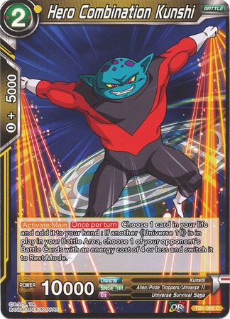 Hero Combination Kunshi (TB1-085) [The Tournament of Power] Parallel Foil