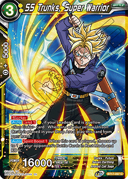 SS Trunks, Super Warrior (BT17-097) [Ultimate Squad] Parallel Foil