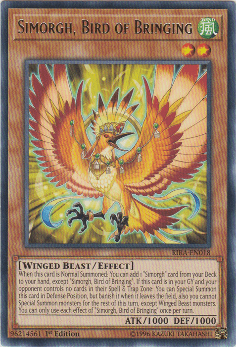Simorgh, Bird of Bringing [RIRA-EN018] Rare - Josh's Cards
