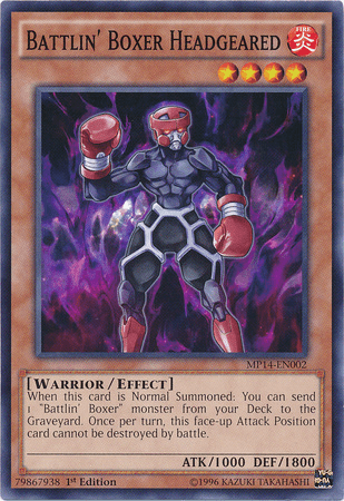 Battlin' Boxer Headgeared [MP14-EN002] Common - Josh's Cards