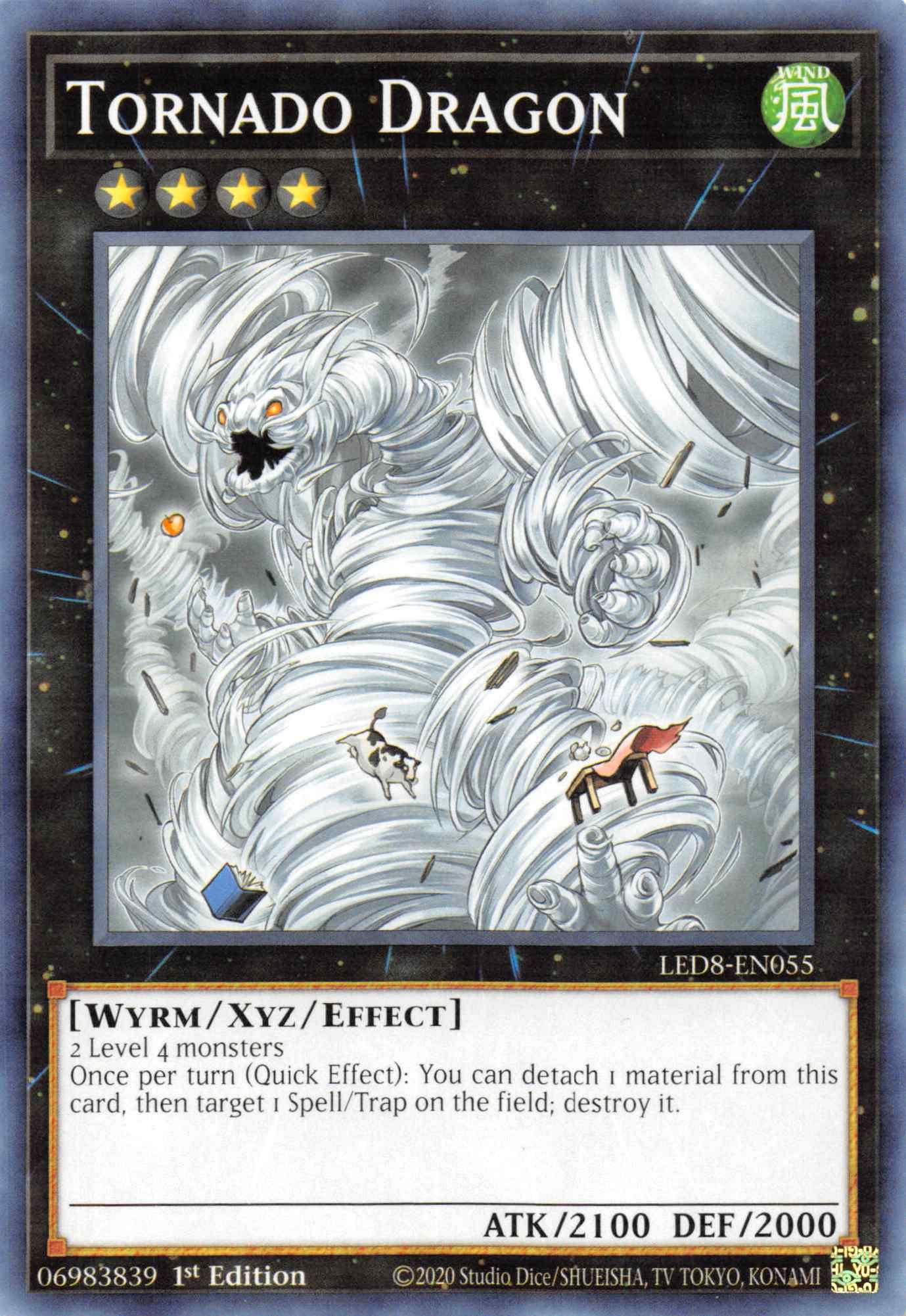 Tornado Dragon [LED8-EN055] Common - Josh's Cards