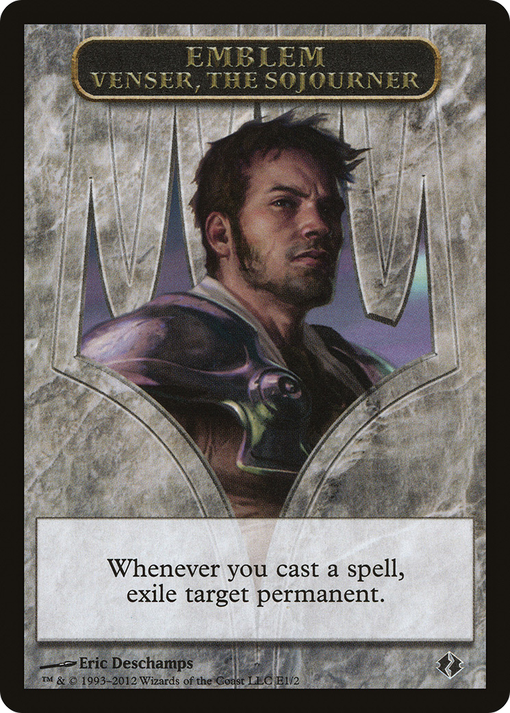Venser, the Sojourner Emblem (DDI-001) - Duel Decks: Venser vs. Koth Tokens
