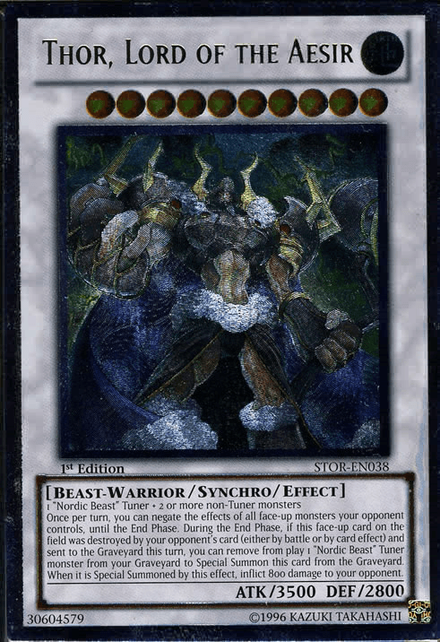 Thor, Lord of the Aesir [STOR-EN038] Ultimate Rare - Josh's Cards