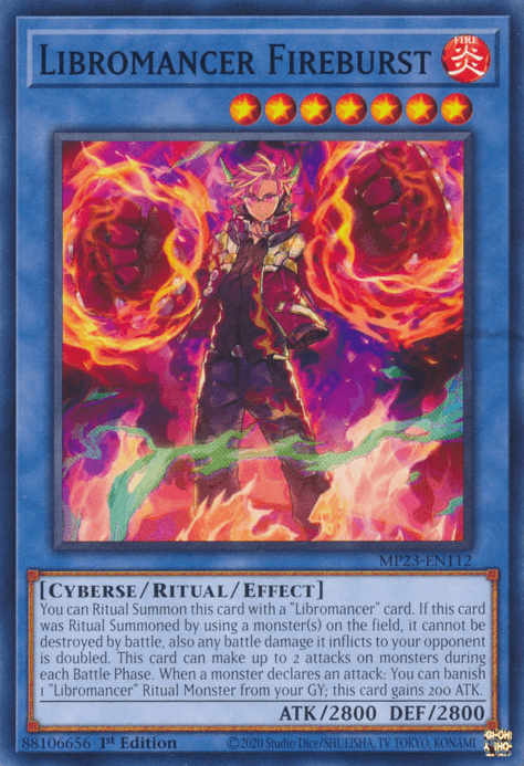 Libromancer Fireburst [MP23-EN112] Rare - Josh's Cards