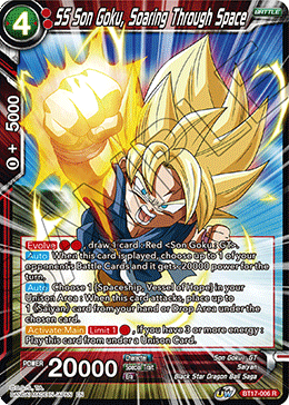 SS Son Goku, Soaring Through Space (BT17-006) [Ultimate Squad] Parallel Foil