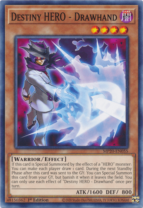 Destiny Hero - Drawhand [MP20-EN055] Common - Josh's Cards