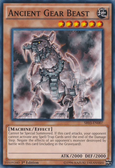 Ancient Gear Beast [SR03-EN007] Common - Josh's Cards