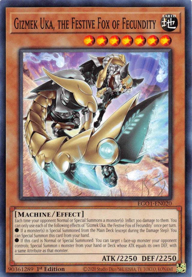 Gizmek Uka, the Festive Fox of Fecundity [EGO1-EN020] Common - Josh's Cards