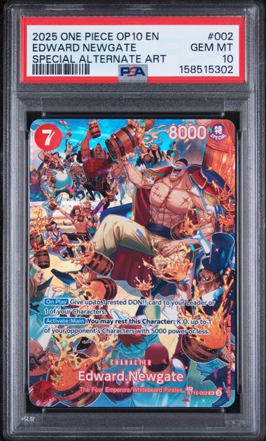 Edward.Newgate Special Alternate Art ST15-002 Royal Blood PSA 10