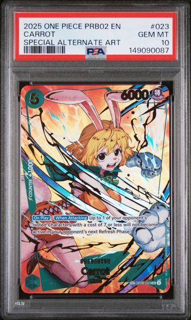 Carrot SP Premium Booster - The Best - Vol.2 OP08-023 PSA 10