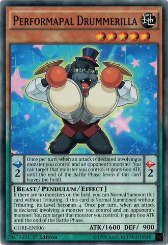 Performapal Drummerilla [CORE-EN006] Common - Josh's Cards
