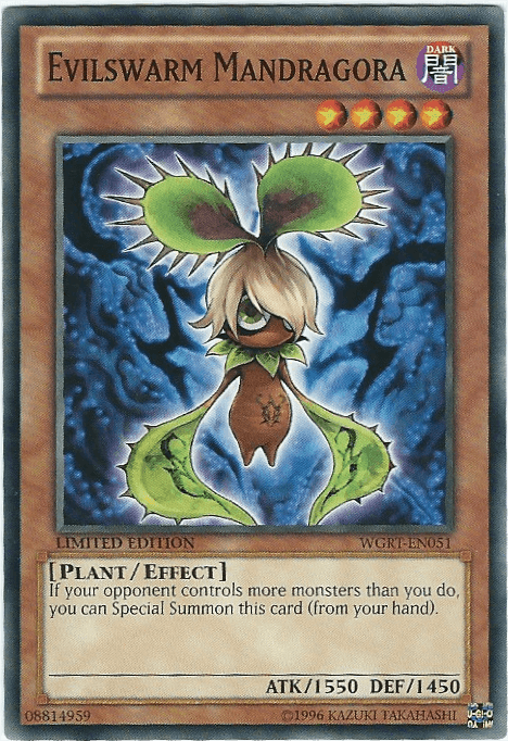 Evilswarm Mandragora [WGRT-EN051] Common - Josh's Cards